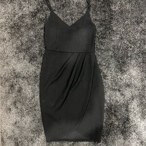 Lulu's Chic Black Mini Dress